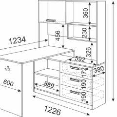 Подростковая Волкер (модульная) в Нягани - nyagan.mebel24.online | фото 23