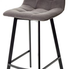 Полубарный стул CHILLI-QB SQUARE графит #14, велюр / черный каркас (H=66cm) М-City в Нягани - nyagan.mebel24.online | фото