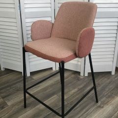 Полубарный стул NYX (H=65cm) VF109 розовый / VF110 брусничный М-City в Нягани - nyagan.mebel24.online | фото