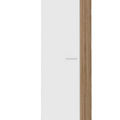 ИТАЛИЯ П-500 Пенал 1 дв. (Дуб сонома/Белый глянец) в Нягани - nyagan.mebel24.online | фото