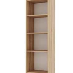 ИТАЛИЯ П-500 Пенал 1 дв. (Дуб сонома/Белый глянец) в Нягани - nyagan.mebel24.online | фото 2