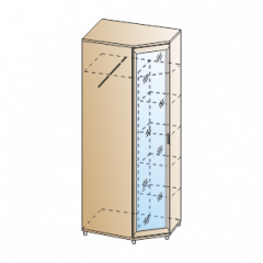 Прихожая Мелисса композиция 10 (Снежный Ясень) в Нягани - nyagan.mebel24.online | фото 6