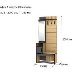 ОЛЬГА-ЛОФТ 1 Прихожая в Нягани - nyagan.mebel24.online | фото 4