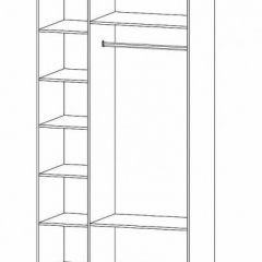 ГАММА Шкаф 3-х створчатый в Нягани - nyagan.mebel24.online | фото 2