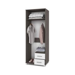 ЕВА Шкаф 2-х дверный Е24 в Нягани - nyagan.mebel24.online | фото 2