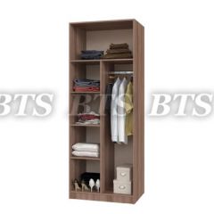 Шкаф 2-х створчатый с перегородкой (венге/лоредо) в Нягани - nyagan.mebel24.online | фото 2