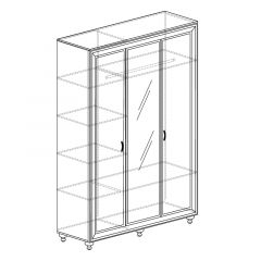 Шкаф 3-дверный с зеркалом №361 Афины в Нягани - nyagan.mebel24.online | фото 2