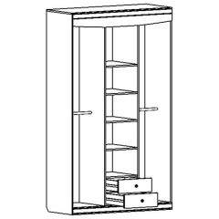Шкаф 3-х дверный "Мария-Луиза 3" в Нягани - nyagan.mebel24.online | фото 6
