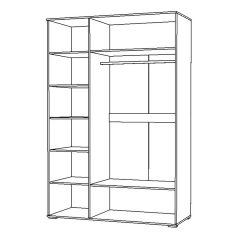 Шкаф 3Д Вегас (1500) в Нягани - nyagan.mebel24.online | фото 2