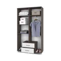 КАРИНА Шкаф 4-х дверный К43 в Нягани - nyagan.mebel24.online | фото 2