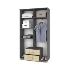КАРИНА Шкаф 4-х дверный К43 в Нягани - nyagan.mebel24.online | фото 8