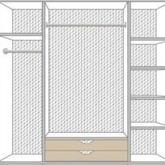 Шкаф 4-х дверный с зеркалами (02.144) Рома (беж) в Нягани - nyagan.mebel24.online | фото 2