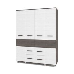 ВИОРА Шкаф 4-х дверный В43 в Нягани - nyagan.mebel24.online | фото