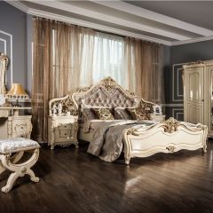 Шкаф 6-ти створчатый Джоконда (крем) в Нягани - nyagan.mebel24.online | фото 3