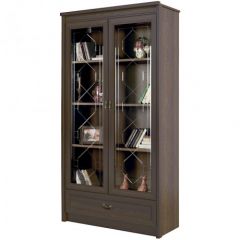 Шкаф для книг №667 "Флоренция" Дуб оксфорд в Нягани - nyagan.mebel24.online | фото