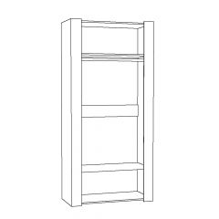 Шкаф для одежды 13.133 Амели в Нягани - nyagan.mebel24.online | фото 2