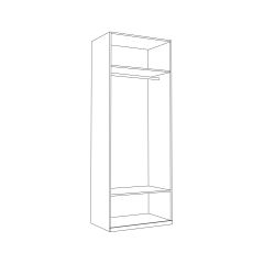 Шкаф для одежды 13.329 Валенсия в Нягани - nyagan.mebel24.online | фото 2