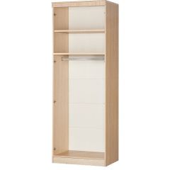 Шкаф для одежды №609 "Инна" Денвер светлый (*без полок) в Нягани - nyagan.mebel24.online | фото 3