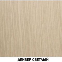 Шкаф для одежды №609 "Инна" Денвер светлый (*без полок) в Нягани - nyagan.mebel24.online | фото 2