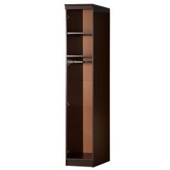 Шкаф для одежды №614 Инна Денвер темный в Нягани - nyagan.mebel24.online | фото 2