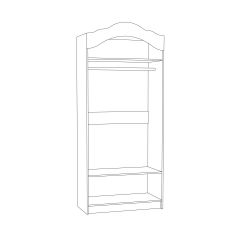 Шкаф двухстворчатый 13.195 Роуз в Нягани - nyagan.mebel24.online | фото 2