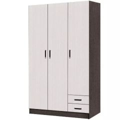 Шкаф распашной Эконом (Венге/Дуб Белфорд) в Нягани - nyagan.mebel24.online | фото