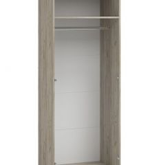 Шкаф Эмма (Дуб Крафт серый/белый) в Нягани - nyagan.mebel24.online | фото 2