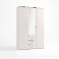 Шкаф комбинированный Дуэт Люкс с зеркалом в Нягани - nyagan.mebel24.online | фото 6