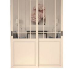 Шкаф-купе 1500 серии NEW CLASSIC K4+K4+B2+PL4 (2 ящика+F обр. штанга) профиль «Капучино» в Нягани - nyagan.mebel24.online | фото 15