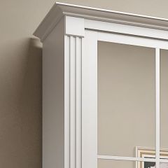 Шкаф-купе 1500 серии NEW CLASSIC K4+K4+B2+PL4 (2 ящика+F обр. штанга) профиль «Капучино» в Нягани - nyagan.mebel24.online | фото 4