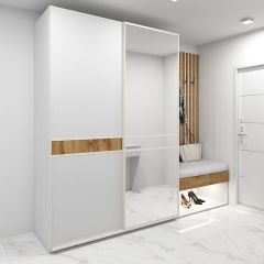 Шкаф-купе 1600 серии SOFT D6+D4+B2+PL2 (2 ящика+1штанга+1 полка) профиль «Капучино» в Нягани - nyagan.mebel24.online | фото 5
