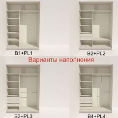 Шкаф-купе 1600 серии SOFT D6+D4+B2+PL2 (2 ящика+1штанга+1 полка) профиль «Капучино» в Нягани - nyagan.mebel24.online | фото 7