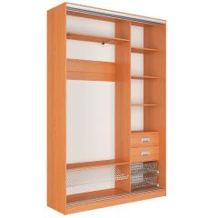 Шкаф-купе Джонни 1500 вариант 2 (Зеркало/Зеркало) в Нягани - nyagan.mebel24.online | фото 3