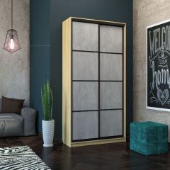 Шкаф-купе Лофт 1200 Шк12-47 (Дуб Сонома) в Нягани - nyagan.mebel24.online | фото 14