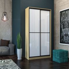 Шкаф-купе Лофт 1200 Шк12-60 (Дуб Сонома) в Нягани - nyagan.mebel24.online | фото 11