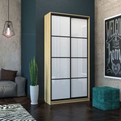 Шкаф-купе Лофт 1200 Шк12-60 (Дуб Сонома) в Нягани - nyagan.mebel24.online | фото 12