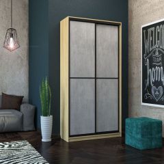 Шкаф-купе Лофт 1200 Шк12-60 (Дуб Сонома) в Нягани - nyagan.mebel24.online | фото 13
