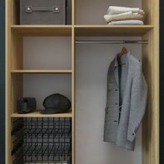 Шкаф-купе Лофт 1200 Шк12-60 (Дуб Сонома) в Нягани - nyagan.mebel24.online | фото 3