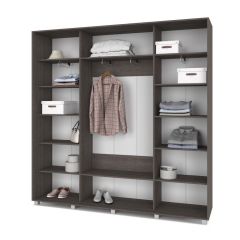 МАРТИН Шкаф-купе с зеркалом Анкор темный (2200*450) М422 в Нягани - nyagan.mebel24.online | фото 2
