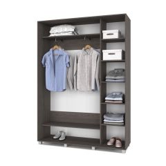 РОЛАНД Шкаф-купе Анкор темный (450*1600) Р461 в Нягани - nyagan.mebel24.online | фото 3