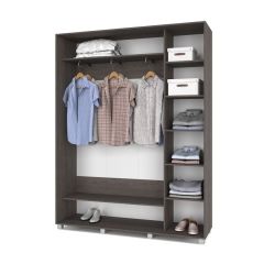 РОЛАНД Шкаф-купе Анкор темный (450*1700) Р471 в Нягани - nyagan.mebel24.online | фото 3