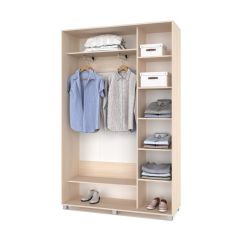 РОЛАНД Шкаф-купе Млечный дуб (450*1400) Р441 в Нягани - nyagan.mebel24.online | фото 3
