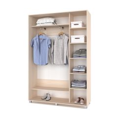 РОЛАНД Шкаф-купе Млечный дуб (450*1500) Р451 в Нягани - nyagan.mebel24.online | фото 3
