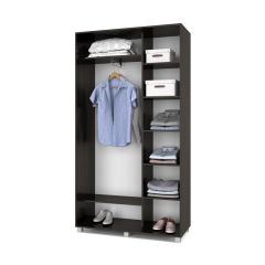 РОЛАНД Шкаф-купе с зеркалами Венге (450*1200) Р423 в Нягани - nyagan.mebel24.online | фото 3