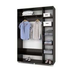 РОЛАНД Шкаф-купе с зеркалами Венге (450*1500) Р453 в Нягани - nyagan.mebel24.online | фото 3