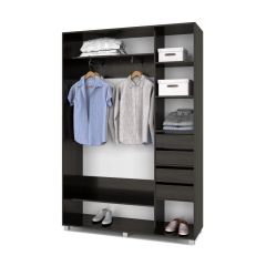 РОЛАНД Шкаф-купе с зеркалами Венге (450*1800) Р483 в Нягани - nyagan.mebel24.online | фото 4
