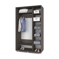РОЛАНД Шкаф-купе зеркалом Анкор темный (600*1500) Р652 в Нягани - nyagan.mebel24.online | фото 2