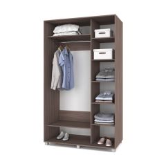 РОЛАНД Шкаф-купе с зеркалом Шимо темный (600*1500) Р652 в Нягани - nyagan.mebel24.online | фото 2