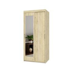 ТОМАС Шкаф-купе с зеркалом Ирландский дуб Т22 в Нягани - nyagan.mebel24.online | фото