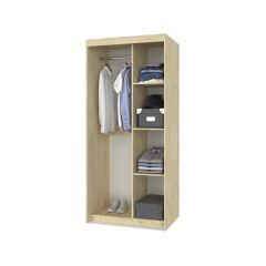 ТОМАС Шкаф-купе с зеркалом Ирландский дуб Т22 в Нягани - nyagan.mebel24.online | фото 2